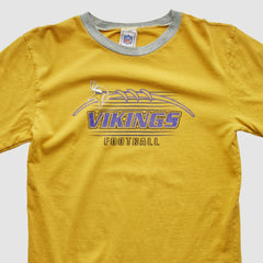 Minnesota Vikings NFL 2000s Long Sleeve T-shirt - Yellow T-shirts