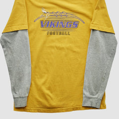 Minnesota Vikings NFL 2000s Long Sleeve T-shirt - Yellow T-shirts