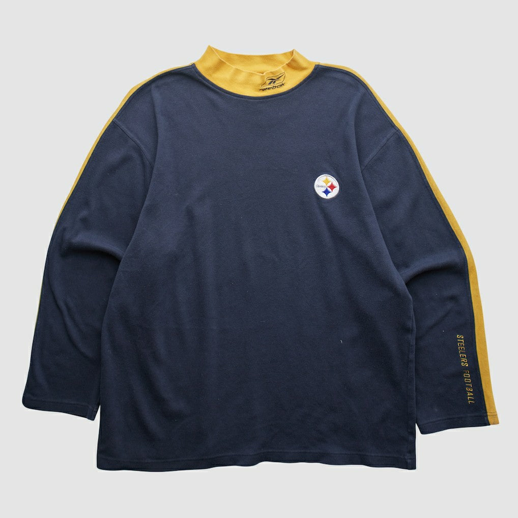 Pittsburgh Steelers Reebok 2000s Long Sleeve T-shirt - Black T-shirts