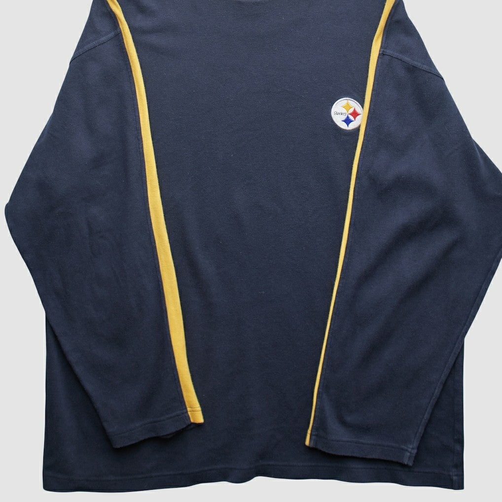 Pittsburgh Steelers Reebok 2000s Long Sleeve T-shirt - Black T-shirts