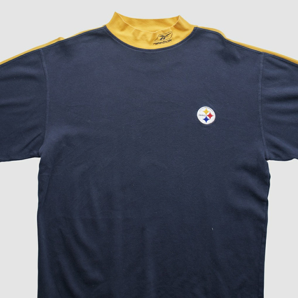 Pittsburgh Steelers Reebok 2000s Long Sleeve T-shirt - Black T-shirts