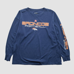 Denver Broncos NFL 2010s Long Sleeve T-shirt - Navy T-shirts