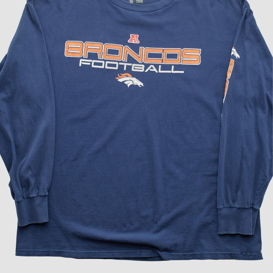 Denver Broncos NFL 2010s Long Sleeve T-shirt - Navy T-shirts
