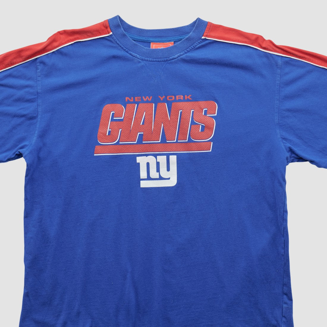 New York Giants NFL 2000s Long Sleeve T-shirt - Blue T-shirts