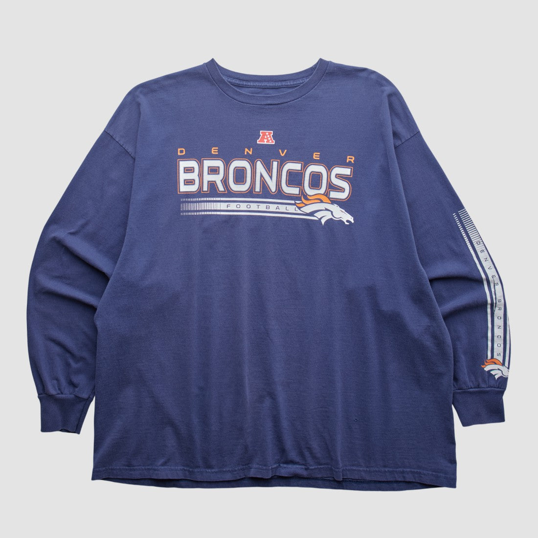 Denver Broncos NFL 2000s Long Sleeve T-shirt - Navy T-shirts