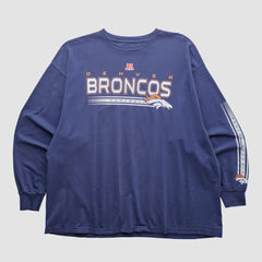 Denver Broncos NFL 2000s Long Sleeve T-shirt - Navy T-shirts