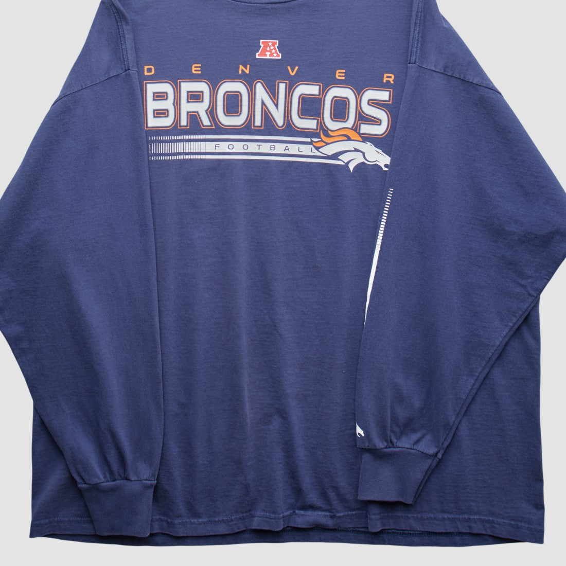 Denver Broncos NFL 2000s Long Sleeve T-shirt - Navy T-shirts
