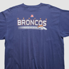 Denver Broncos NFL 2000s Long Sleeve T-shirt - Navy T-shirts