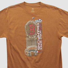 Boston Red Sox Majestic 2013 T-shirt - Clay - Vintage T-shirts