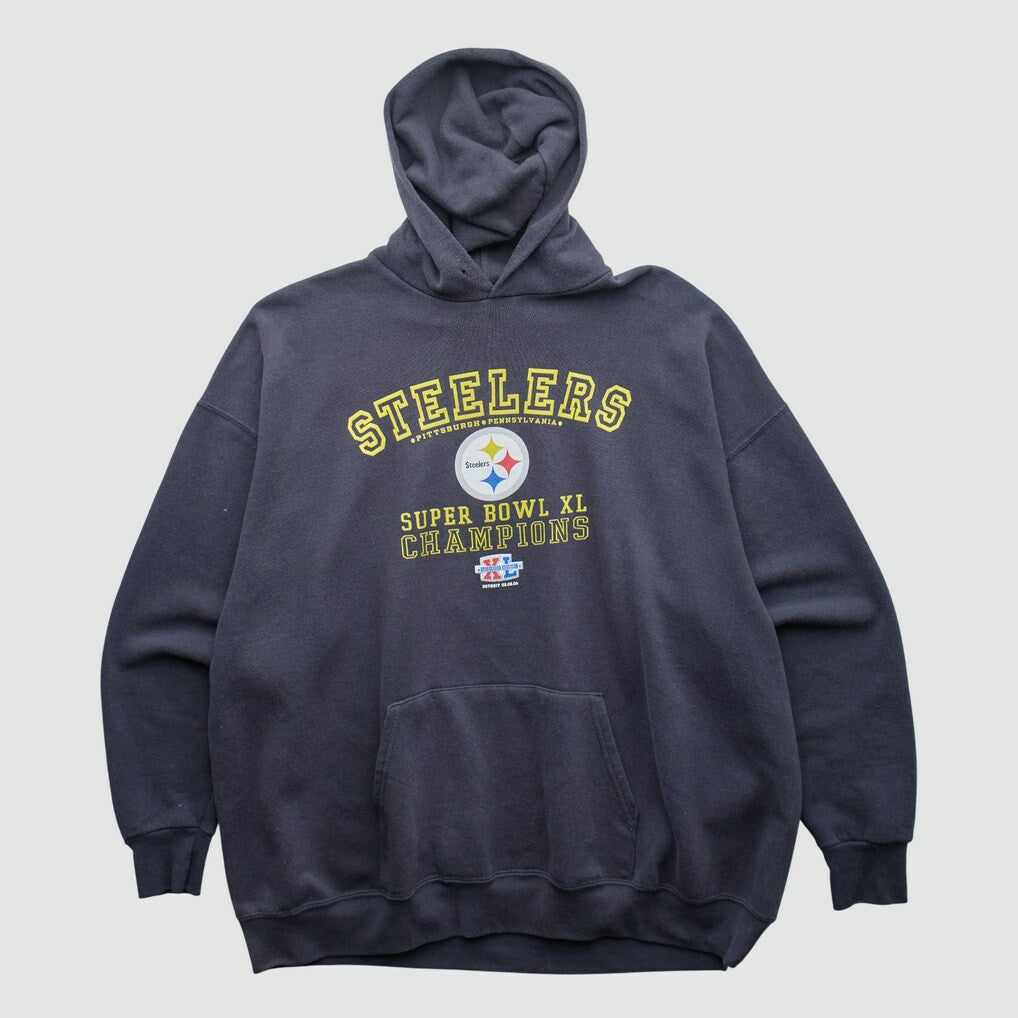 Pittsburgh Steelers 2006 Hooded Pullover Sweatshirt - Black Pullover