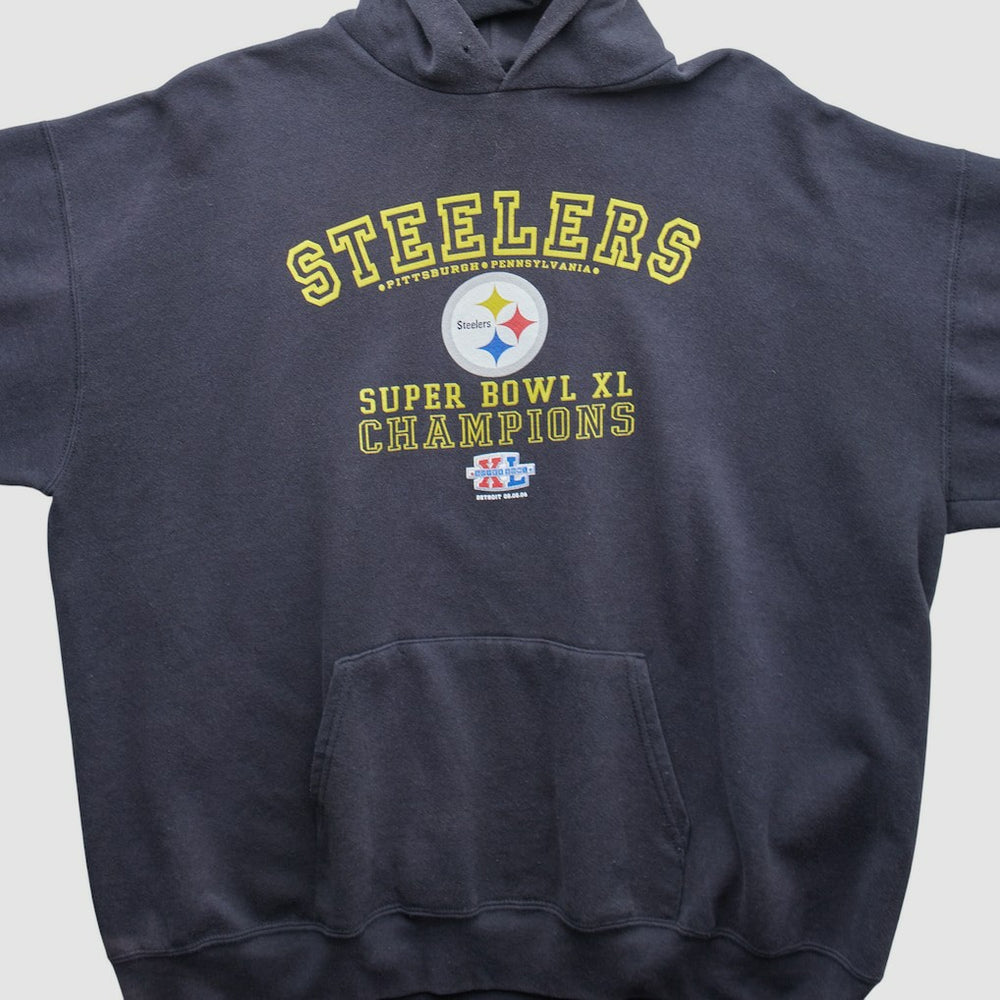 Pittsburgh Steelers 2006 Hooded Pullover Sweatshirt - Black Pullover