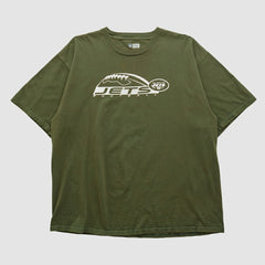 New York Jets NFL 2000s T-shirt - Olive T-shirts