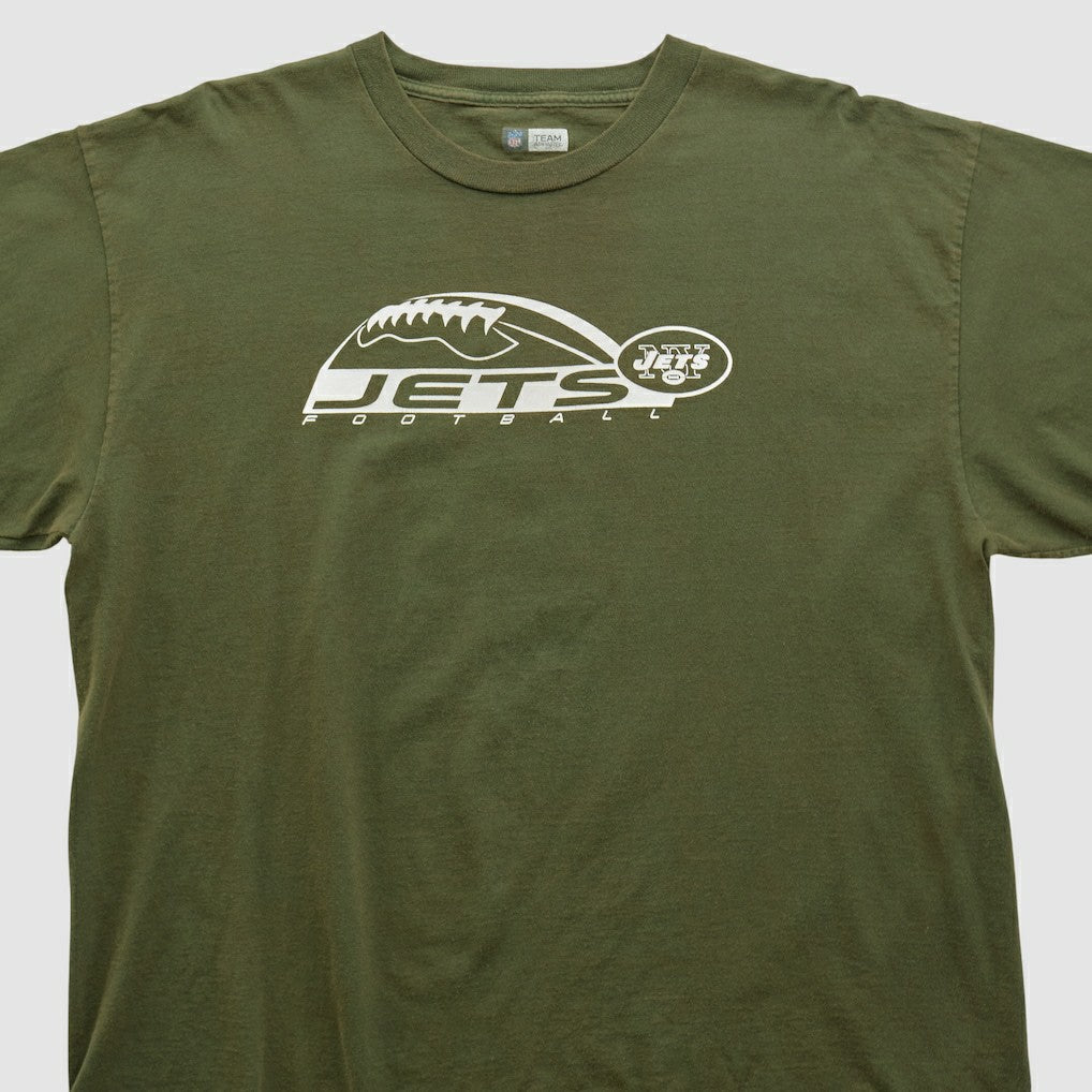 New York Jets NFL 2000s T-shirt - Olive T-shirts