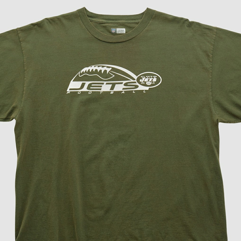 New York Jets NFL 2000s T-shirt - Olive T-shirts