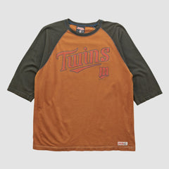 Minnesota Twins Stitches 2010s T-shirt - Clay - Vintage T-shirts