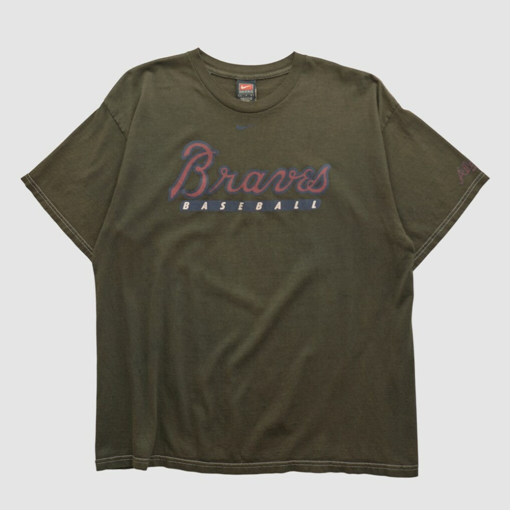 Atlanta Braves Nike 2000s T-shirt - Black - Vintage T-shirts