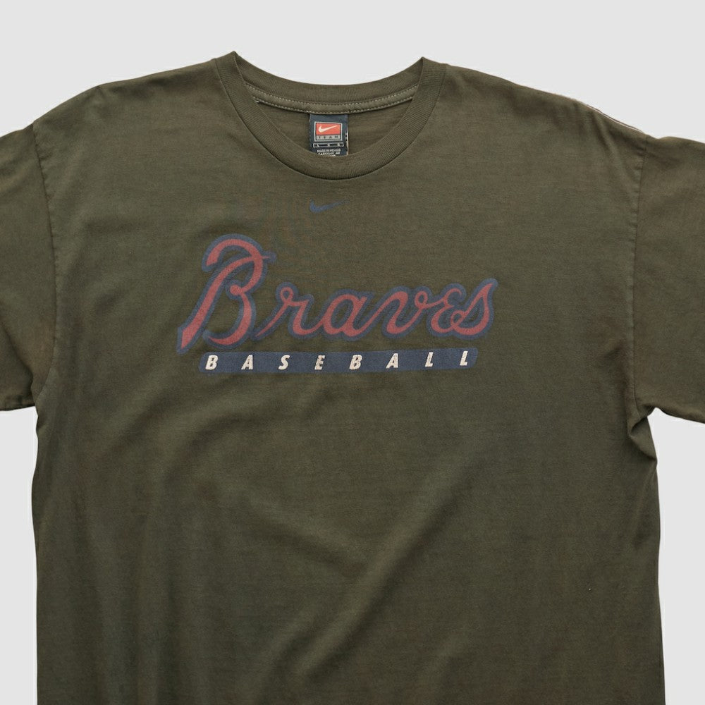 Atlanta Braves Nike 2000s T-shirt - Black - Vintage T-shirts