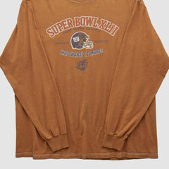 Super Bowl XLII 2008 Long Sleeve T-shirt - Clay T-shirts