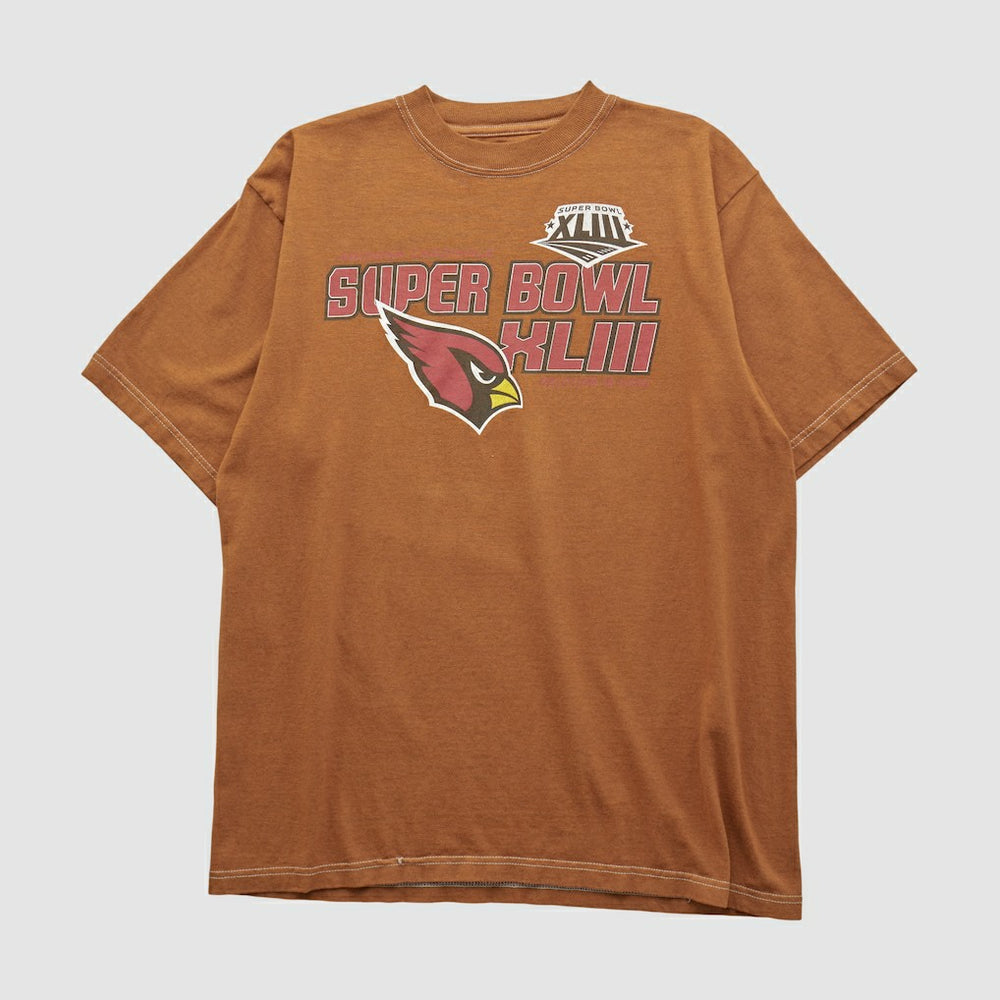 Super Bowl XLIII Reebok 2009 T-shirt - Clay T-shirts