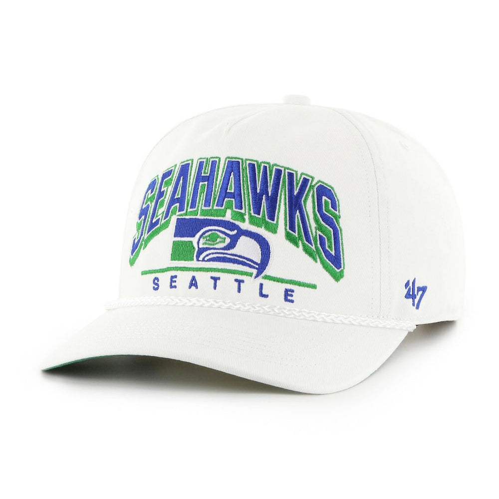 Seattle Seahawks '47 Coltrane Throwback Rope Hitch Adjustable Hat - White Hats