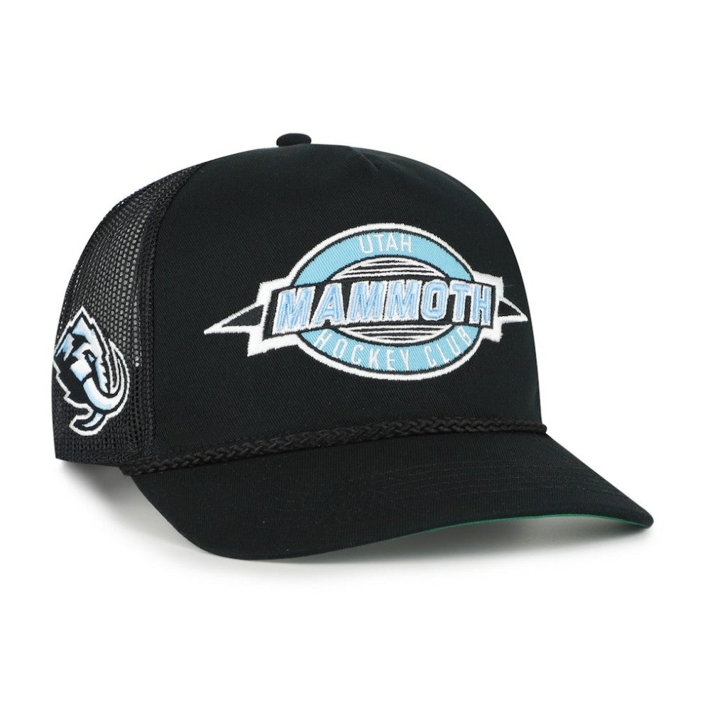 Utah Mammoth '47 Frame Out Mesh Rope Hitch Adjustable Hat - Black | US 203892435