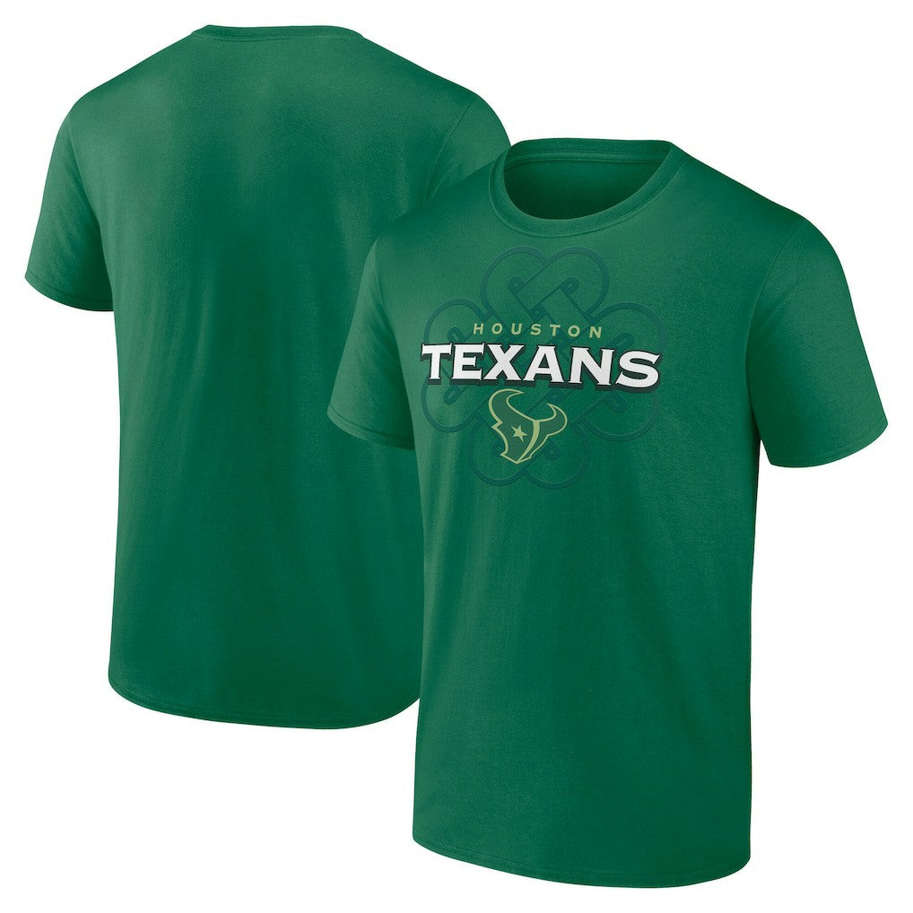 Houston Texans Celtic Luck T-Shirt - Green T-shirts