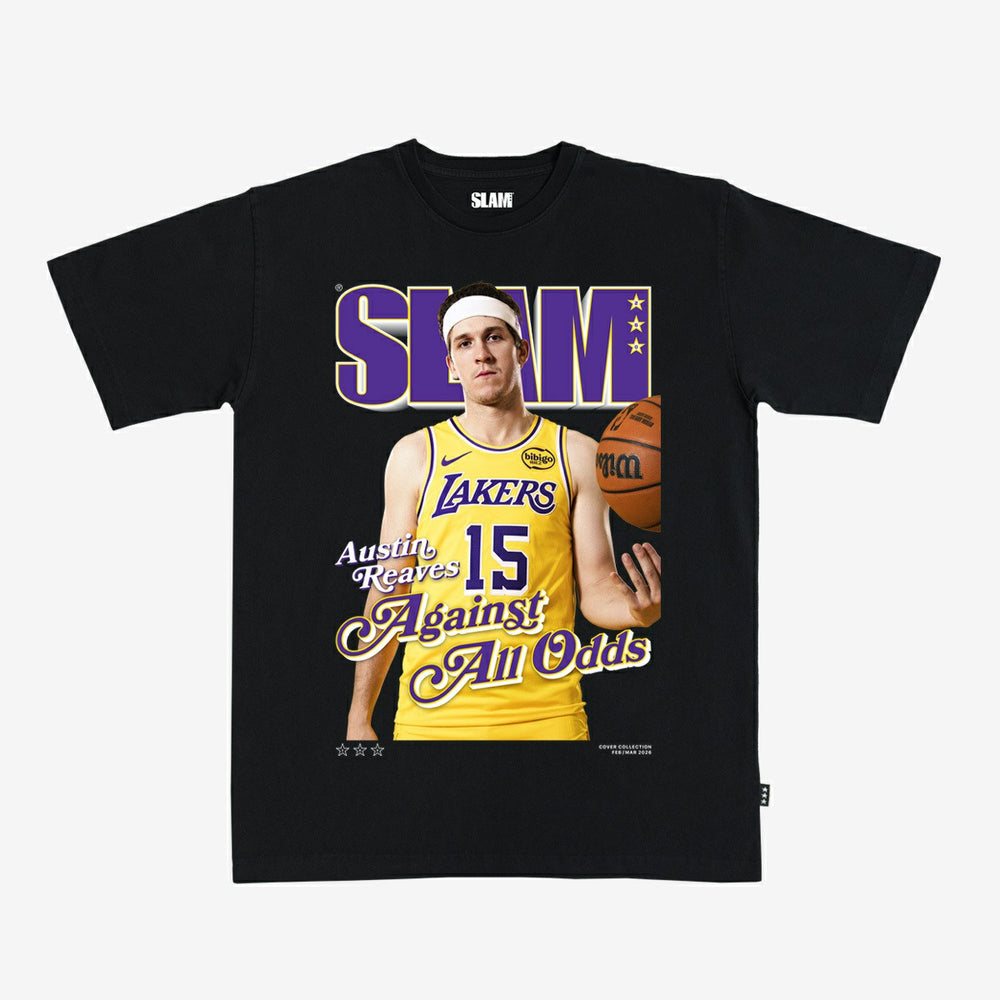 Austin Reaves Los Angeles Lakers SLAM Unisex Cover T-Shirt Black outlet