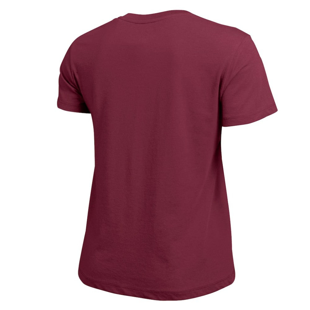 Colorado Avalanche Champion Women's Wordmark Lockup T-Shirt - Burgundy | US 203898231
