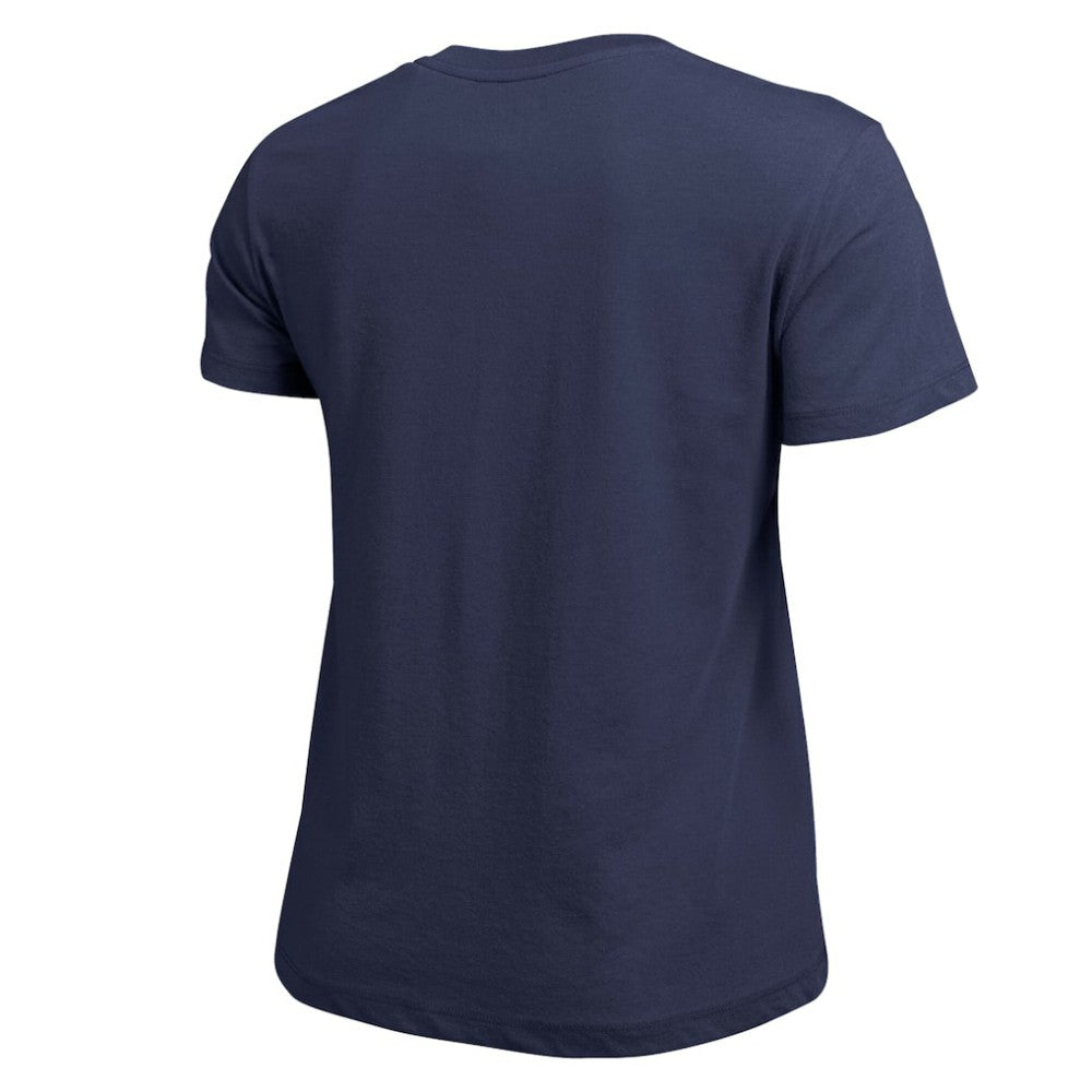 Nashville Predators Champion Women's Wordmark Lockup T-Shirt - Navy | US 203898235