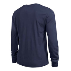 Nashville Predators Champion Women's Wordmark Lockup Long Sleeve T-Shirt - Navy | US 203898294
