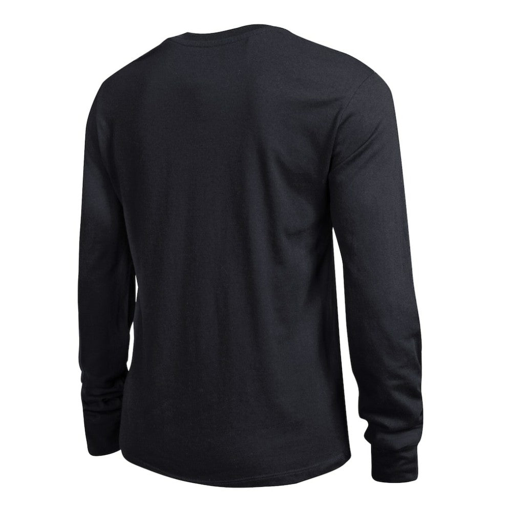 Pittsburgh Penguins Champion Women's Wordmark Lockup Long Sleeve T-Shirt - Black | US 203898301