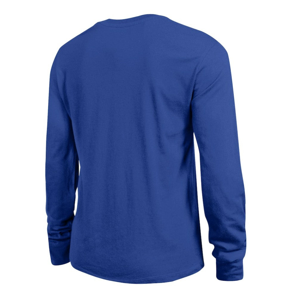 Toronto Maple Leafs Champion Women's Wordmark Lockup Long Sleeve T-Shirt - Royal | US 203898306