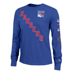 New York Rangers Champion Women's 2-Hit Long Sleeve T-Shirt - Royal | US 203898333
