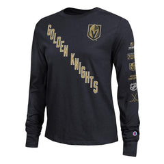 Vegas Golden Knights Champion Women's 2-Hit Long Sleeve T-Shirt - Black | US 203898336