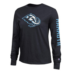 Utah Mammoth Champion Women's 2-Hit Long Sleeve T-Shirt - Black | US 203898344