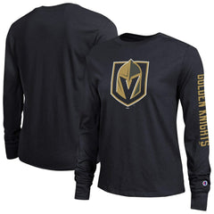 Vegas Golden Knights Champion Women's 2-Hit Long Sleeve T-Shirt - Black | US 203898348