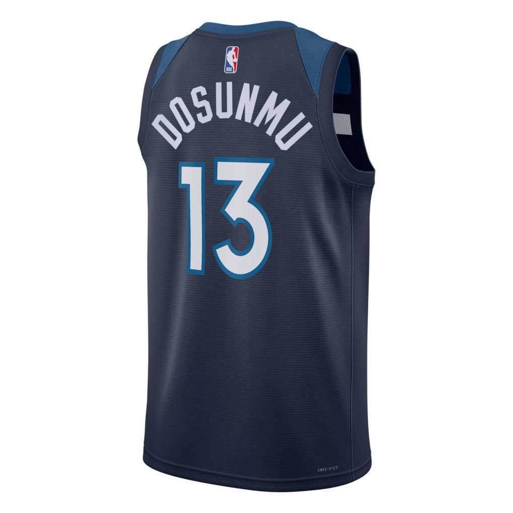 Ayo Dosunmu Minnesota Timberwolves Unisex Swingman Jersey Icon Edition Navy - Nike