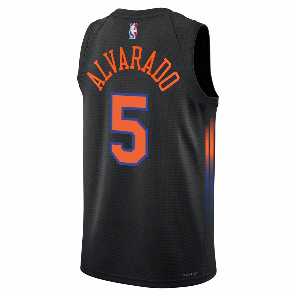 José Alvarado New York Knicks Jordan Brand Unisex Swingman Jersey Statement Edition Black