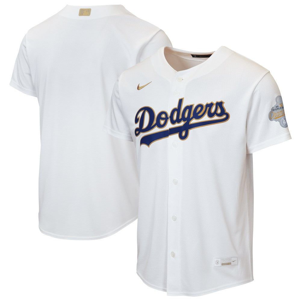 Los Angeles Dodgers Nike Youth 2026 Gold Collection Home Replica Jersey - White Jerseys