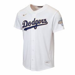 Los Angeles Dodgers Nike Youth 2026 Gold Collection Home Replica Jersey - White Jerseys
