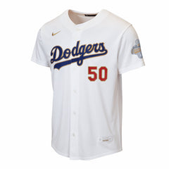 Mookie Betts Los Angeles Dodgers Nike Youth 2026 Gold Collection Home Replica Jersey - White Jerseys