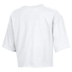 Dallas Cowboys Champion Women's Boyfriend Cropped T-Shirt - White T-shirts