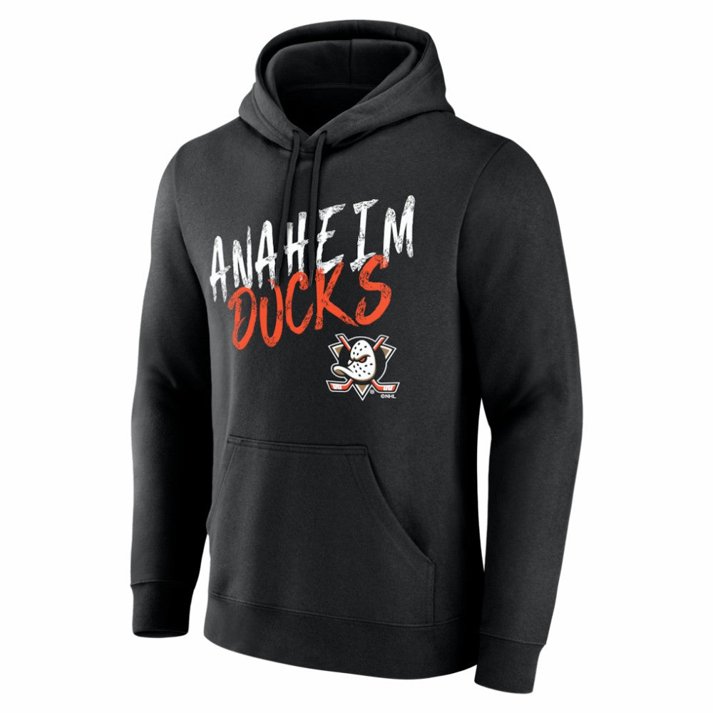 Anaheim Ducks Hustle Personalized Name & Number Hoodie - Black | US 203920976