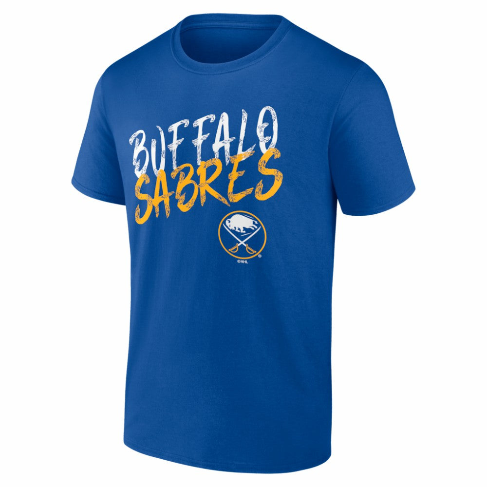 Buffalo Sabres Hustle Personalized Name & Number T-Shirt - Royal | US 203920987