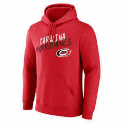 Carolina Hurricanes Hustle Personalized Name & Number Hoodie - Red | US 203920997