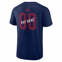 Colorado Avalanche Hustle Personalized Name & Number T-Shirt - Navy | US 203921011