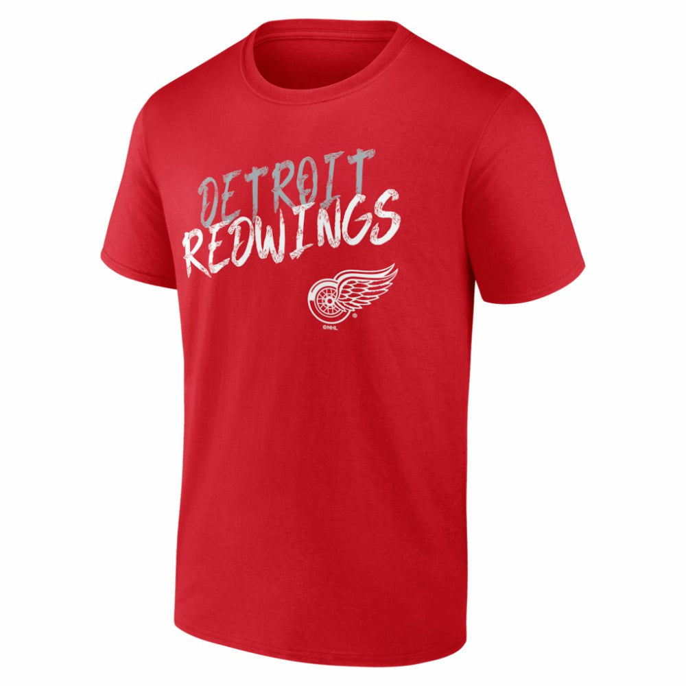 Detroit Red Wings Big & Tall Hustle Personalized Name & Number T-Shirt - Red | US 203921025