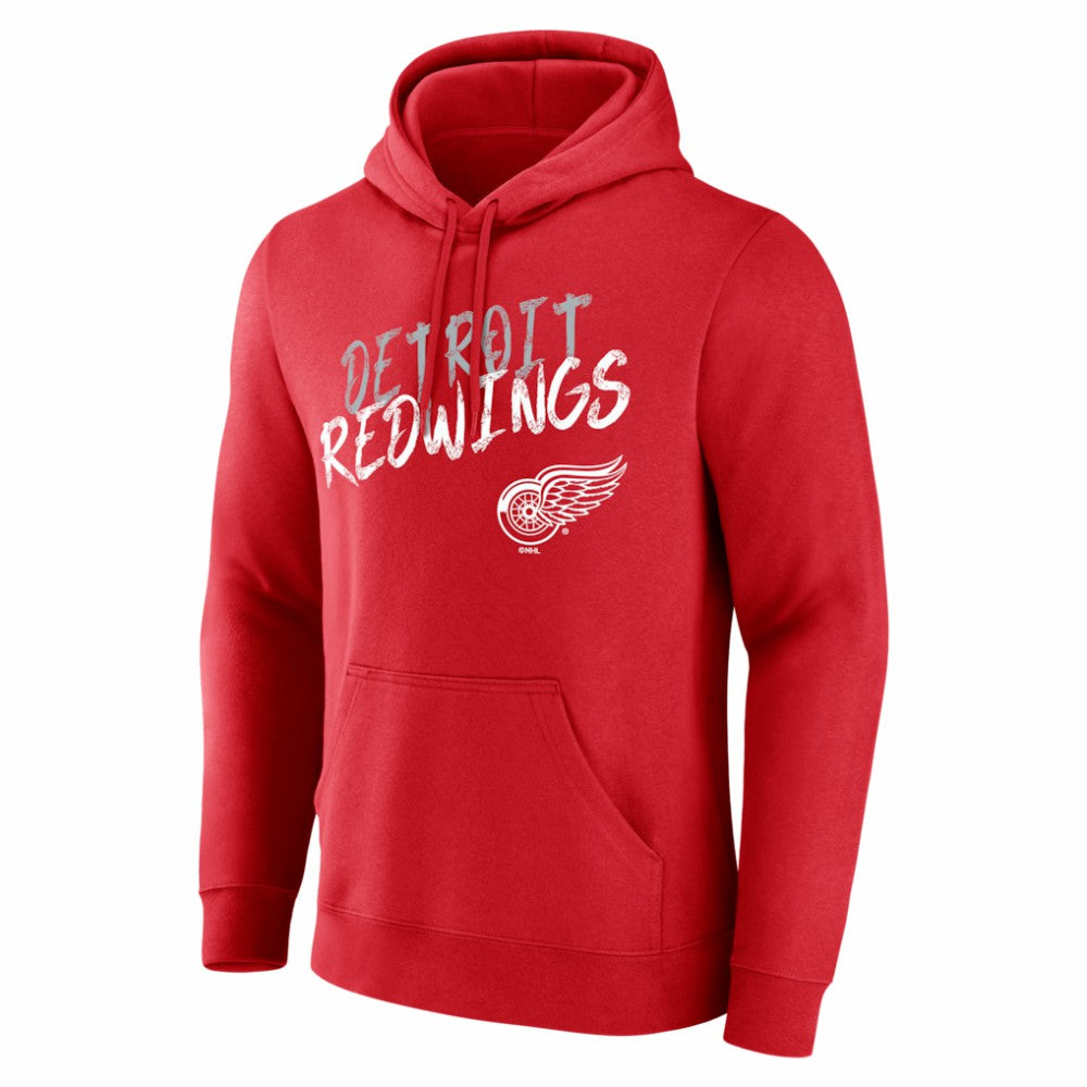 Detroit Red Wings Hustle Personalized Name & Number Hoodie - Red | US 203921027