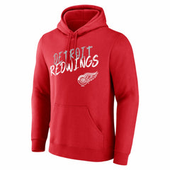 Detroit Red Wings Hustle Personalized Name & Number Hoodie - Red | US 203921027