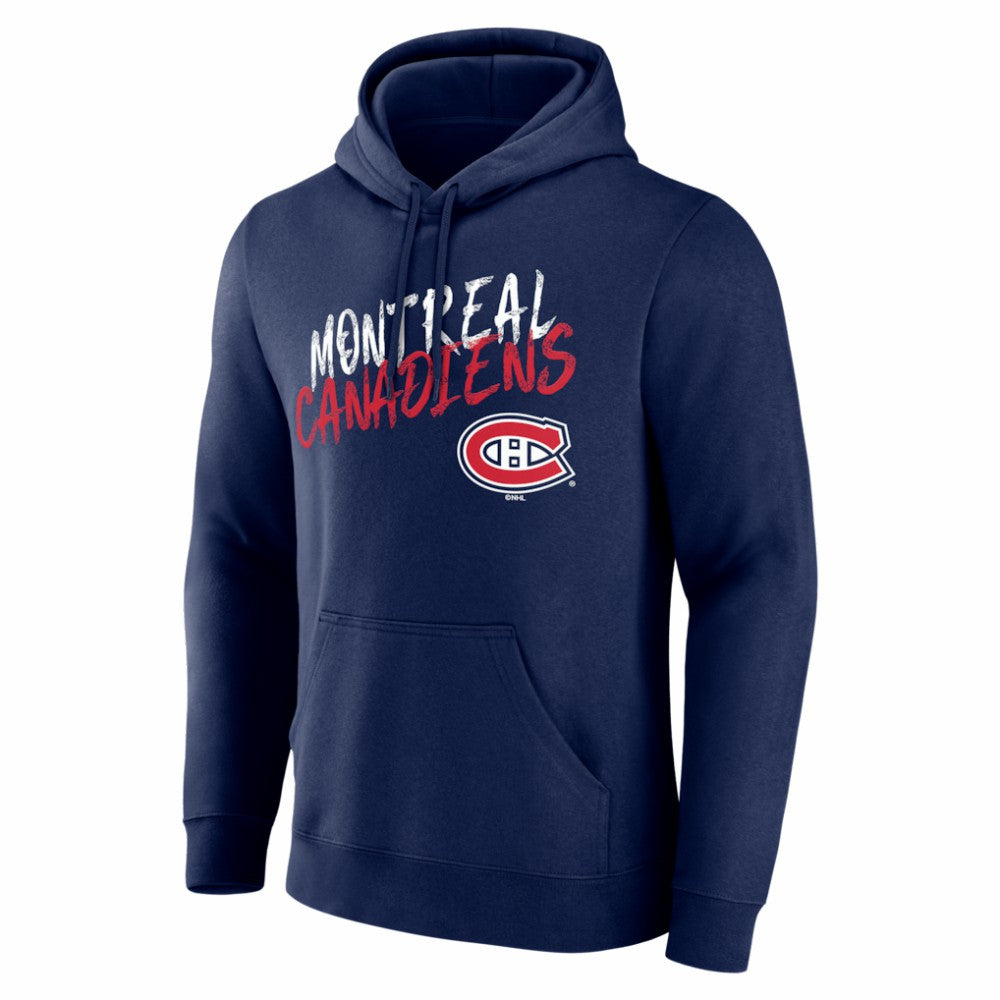 Montreal Canadiens Big & Tall Hustle Personalized Name & Number Hoodie - Navy | US 203921054